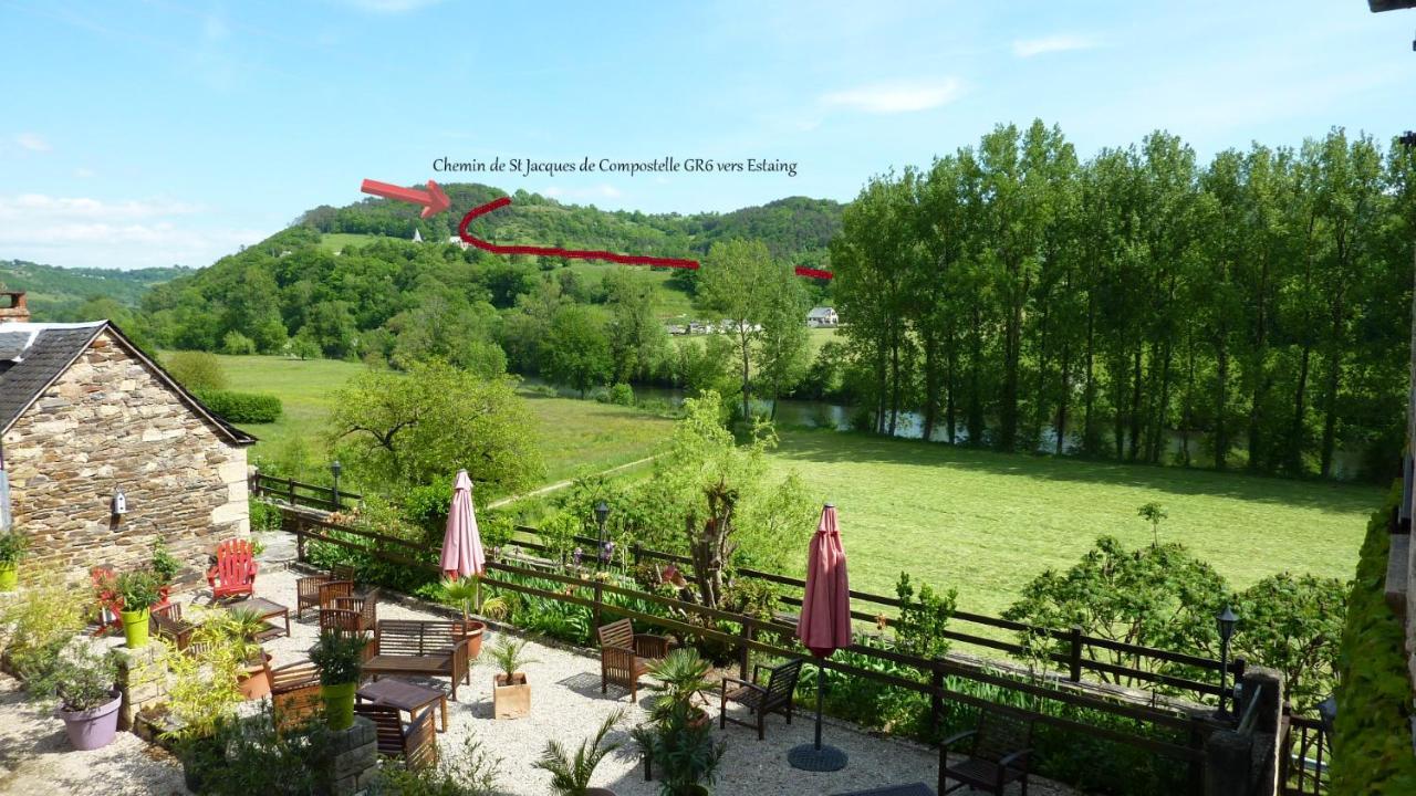 B&B Manoir De La Fabregues Estaing  Bagian luar foto